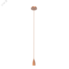 Светильник подвесной под лампу E27 1х60 Вт 200-240В IP20 1000х50 мм Медный Decor Gauss Gauss PL033