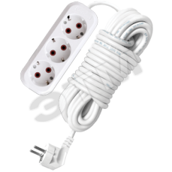 Удлинитель бытовой 3х10м с заземлением 10А У10-554 Универсал 554-10