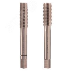 Метчик М10х1,5 (Комплект 2шт) DIN352 HSS-G 6h 70мм a=5,5 H-Tools 230100TXHT-2