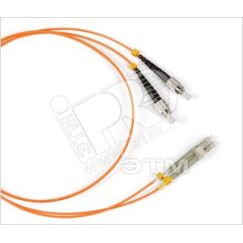 Патч-корд волоконно-оптический (шнур) мм 62.5/125 FC-LC duple* LSZH 2 м Hyperline 27786