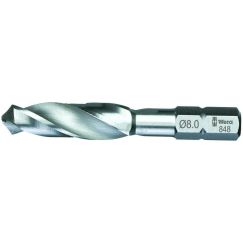 Насадка-сверло 848/1 HSS спиральное по металлу хвостовик 1/4 C 6.3 4.1 x 44 мм WERA WE-104614