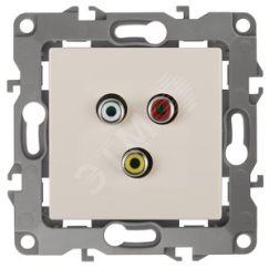 Розетка RCA, Эра12, слоновая кость, 12-3113-02 ЭРА Б0027472