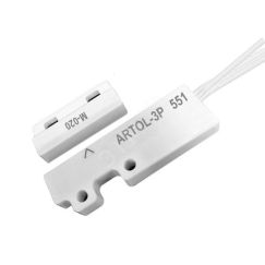 Датчик положения магнитогерконовый ARTOL-3Р 551   датчик + магнит М-020 АТФЕ.425119.072 ТУ белый Магнито-контакт 00-00001642