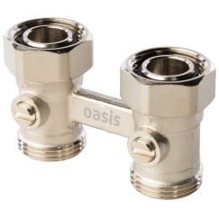 Узел нижнего подключения с шаровым затвором прямой 3/4'x3/4' Oasis Р0000101533