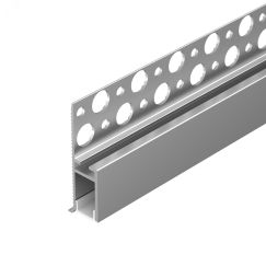 Профиль WALL-FANTOM-W10-2000 ANOD (Алюминий) Arlight 043692