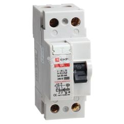 Устройство защитного отключения (УЗО) 4п 100А 10 мА АС EKF elcb-4-100-10-em