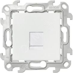 Розетка телефонная RJ11, белый Simon 2410480-030