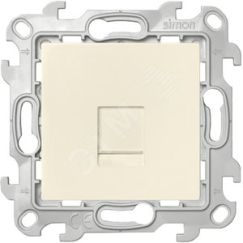 Розетка телефонная RJ11, слоновая кость Simon 2410480-031