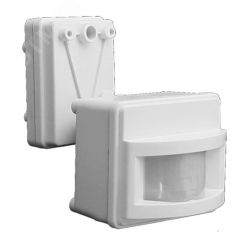 Датчик движения PMS-IR 017 1200Вт 120гр. 2-12м IP44 WH Jazzwa JazzWay 5012998