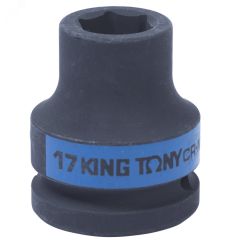 Головка торцевая ударная шестигранная 3/4', 17 мм King Tony 653517M