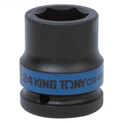 Головка торцевая ударная шестигранная 3/4', 24 мм King Tony 653524M