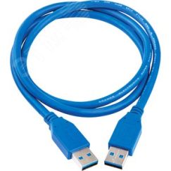 Кабель USB-A 3.0 М на USB-A М , 0.9 м., синий Kramer C-USB3/AA-3