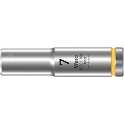 Головка торцевая шестигранная 8790 HMA Deep DR 1/4 глубокая 7 x 50 мм WERA WE-004504