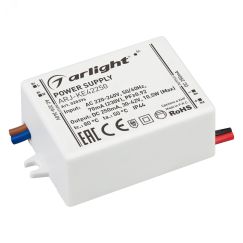 Блок питания ARJ-KE42250 (11W, 250mA, PFC) (ARL, IP44 Пластик, 5 лет) Arlight 028396