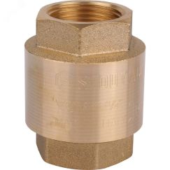 Клапан обратный пружинный муфтовый 3/4' с пластиковым седлом STOUT SVC-0012-000020