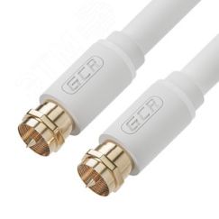 Кабель антенный F81 М на F81 М, 5 м., коаксиальный, белый Greenconnect GCR-51825