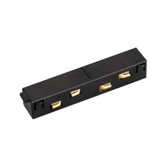 Коннектор прямой MAG-ORIENT-CON-I-POWER (BK) (Arlight, IP20 Пластик, 3 года) Arlight 033637