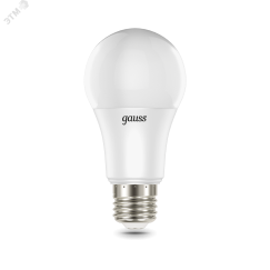 Лампа светодиодная LED 10 Вт RGBW+димирование E27 A60 Black Gauss 102102410