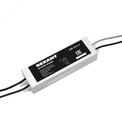 Источник питания 110-220 V AC/12 V DC 1 А 12 W с проводами влагозащищенный (IP67) REXANT 200-012-2