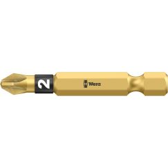 Бита биторсионная 855/4 BDC PZ алмазное покрытие хвостовик 1/4 E 6.3 PZ 2 x 50 мм WERA WE-059902