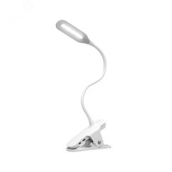 Светильник LED настольный заряжаемый Click 4 Вт 4000 К диммируемый 3 ступени на прищепке REXANT 609-001
