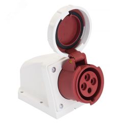Розетка стационарная наружная 1242 32А 3Р+РЕ IP67 EKF ps-1242-32-380
