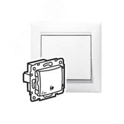 VALENA Кнопка звонка IP44 белая Daccord/Legrand 770099