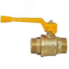 Кран шаровой 11Б27п 1' А12 НГ газ НН рычаг PN40 БАЗ БАЗ.А12.0.25.НГ.40