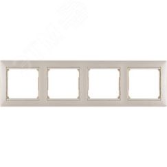 VALENA Рамка 4 поста горизонтальная слоновая кость Daccord/Legrand 774354