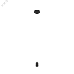 Светильник подвесной под лампу E27 1х60 Вт 200-240В IP20 1000х48 мм Черный Decor Gauss Gauss PL021