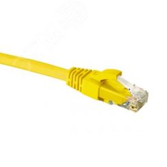 Шнур коммутационный (патч-корд) 5e U/UTP LSZH 7 м желтый Eurolan 21D-U5-07YL