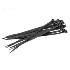 Хомут 7.2х450 черный нейлон (100шт) EKF plc-cb-7.2x450