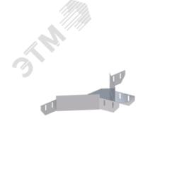 Лоток монтажный угловой ответвительный ЛУОГ.100.80.553.1.1 СОЭМИ Н0121380522