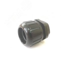 Муфта вводная усиленная (IP68) для гофрированных труб черная ВМУ-ГТ-32 Промрукав PR08.3279