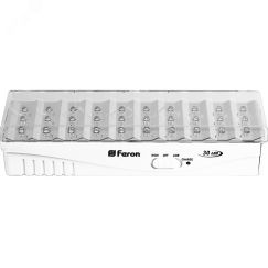 Светильник аварийный светодиодный LEDх30 6ч непостоянный IP20 FERON EL15 DC