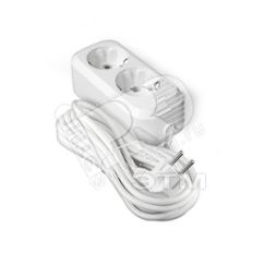 Удлинитель 2х7м Е-302 с заземлением ПВС 3х1 Универсал 9631975