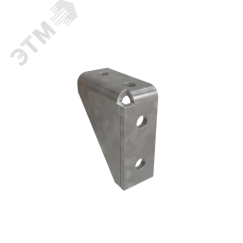 Угловой соединитель усиленный (4 отверстия) s:6 мм HD КМ-профиль LO34839