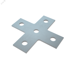 Соединительная пластина х-образная (5 отверстий) HD КМ-профиль LO13700