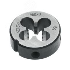 Плашка М 8,0х1,0 DINEN22568 115CrV3 6g 25х9мм (CzTool) Bucovice 210081