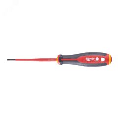 Отвертка трехгранная изолированная VDE SL 0.5X3X100 Milwaukee 4932478713