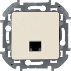 Информационная розетка RJ 45 категория 6 UTP INSPIRIA слоновая кость Daccord/Legrand 673831