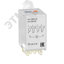 Реле промежуточное OptiRel G RP55-34-110-6-CO КЭАЗ 348354