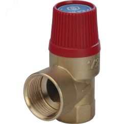 Клапан предохранительный 25x1/2' для систем отопления 2.5бар, Kvs=0.57м3/ч STOUT SVS-0001-002515