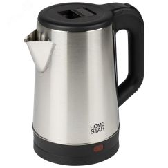 Чайник стальной HS-1041 на 1.8 л, цвет черный HomeStar 105220