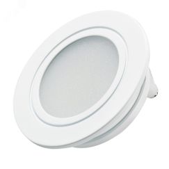 Светодиодный светильник LTM-R60WH-Frost 3W Day White 110deg (ARL, IP40 Металл, 3 года) Arlight 020761