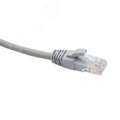 Шнур коммутационный U/UTP категория 6 LSZH нг(А)-HF 20,0 м, серый DATAREX Datarex DR-201200