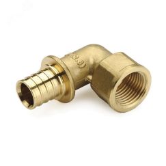 Угольник ВР 25x3/4' аксиальный, латунный PRO AQUA AX3502534