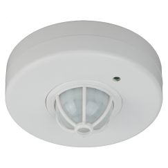 Датчик движения белый макс. нагрузка 1200Вт угол обзора 360гр дальность 6м MD 016 ЭРА Б0043793