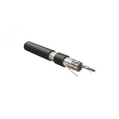 Кабель витая пара UUTP50W-C5-S24-OUT-PE-BK неэкран U/UTP категория 5 Hyperline UUTP50W-C5-S24-OUT-PE-B