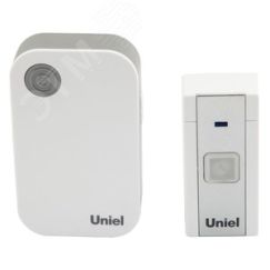 Звонок электронный UDB-091W-R1T1-36S-WH 220В 36 мелодий Блистер Белый ТМ Uniel Uniel UL-00006436